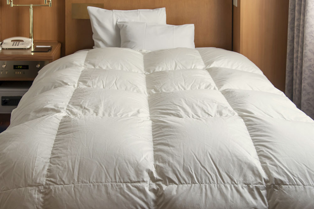 ポーランド ホワイトグース 羽毛合掛けふとん